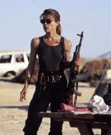 Linda Hamilton como Sarah Connor